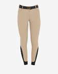 Equestro Women's Donna Modello Zenda Knee Grip Breeches, Incense