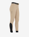 Equestro Women's Donna Modello Zenda Knee Grip Breeches, Incense