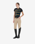 Equestro Women's Donna Modello Zenda Knee Grip Breeches, Incense