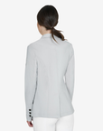 Equestro Women's Girasol Competition Riding Jacket, Harbor Mist
