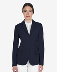Equestro Women's Girasol Competition Riding Jacket, Navy Blazer