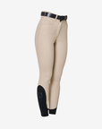 Equestro Women's High Rise Knee Grip Breeches, Cobblestone