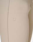 Equestro Women's High Rise Knee Grip Breeches, Cobblestone