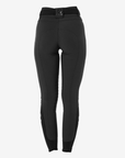Equestro Women's High Waist Knee Grip Breeches, Black