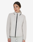 Equestro Women's Windbreaker Nylon Jacket, Harbor Mist