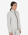 Equestro Women's Windbreaker Nylon Jacket, Harbor Mist