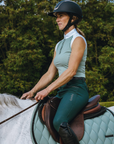 Equithéme Judith Ladies Sleeveless Show Shirt, Mint Green
