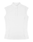 Equithéme Judith Ladies Sleeveless Show Shirt, White