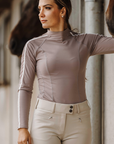 Equithème Sally Originals Ladies Knee Grip Breeches, Beige