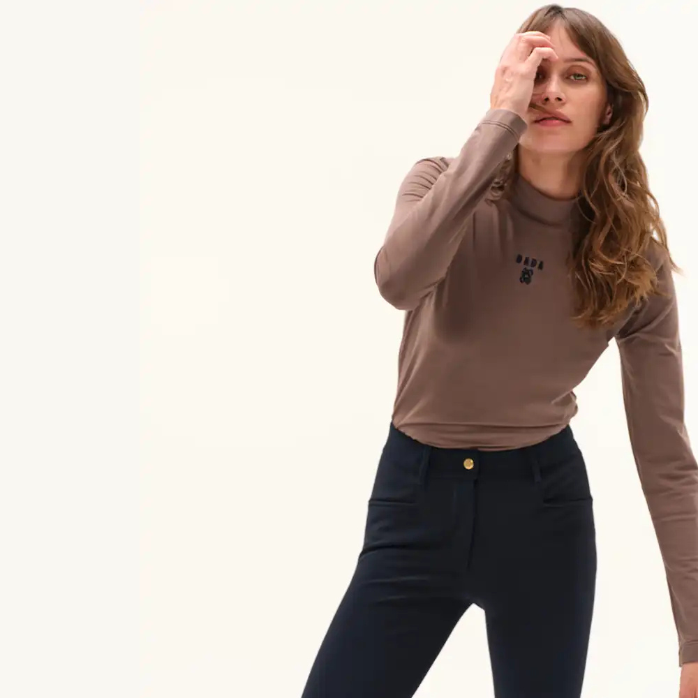 Dada Sport Ernest Ladies Long Sleeve T-Shirt, Mocha