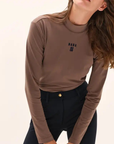 Dada Sport Ernest Ladies Long Sleeve T-Shirt, Mocha