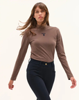 Dada Sport Ernest Ladies Long Sleeve T-Shirt, Mocha