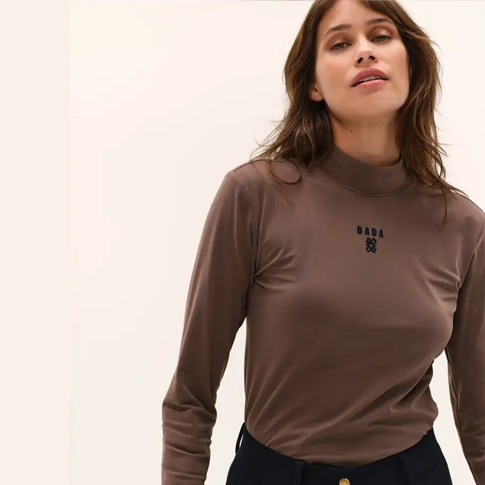Dada Sport Ernest Ladies Long Sleeve T-Shirt, Mocha