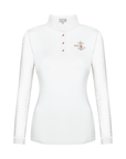 Fair Play Competition Shirt CECILE Long Sleeve ROSEGOLD, White