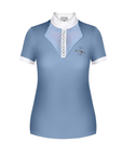 Fair Play Ladies Short Sleeve Competition Shirt SOPHIE, Misty Blue