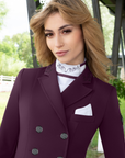 Fair Play Ready Tied Stock Lea Chic, Royal Berry