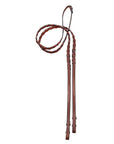 ADT Tack Tribute Hunter Bridle w/Raised Fancy Laced Reins, Brown