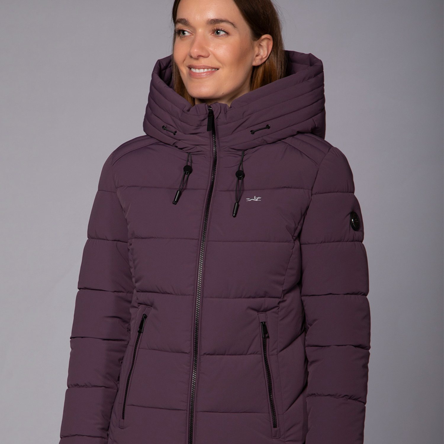 Schockemohle SPFenja Ladies Winter Coat, Deep Mauve