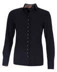 Fior da Liso Ladies Blouse Nova London B, Black