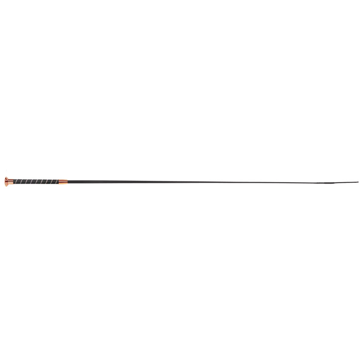 Fleck Dressage Whip, Silktouch Crystal Fiberglass Shaft, Rosegold