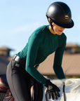 Ghodho Lyra UPF Ladies Long Sleeve Base Layer, Ivy