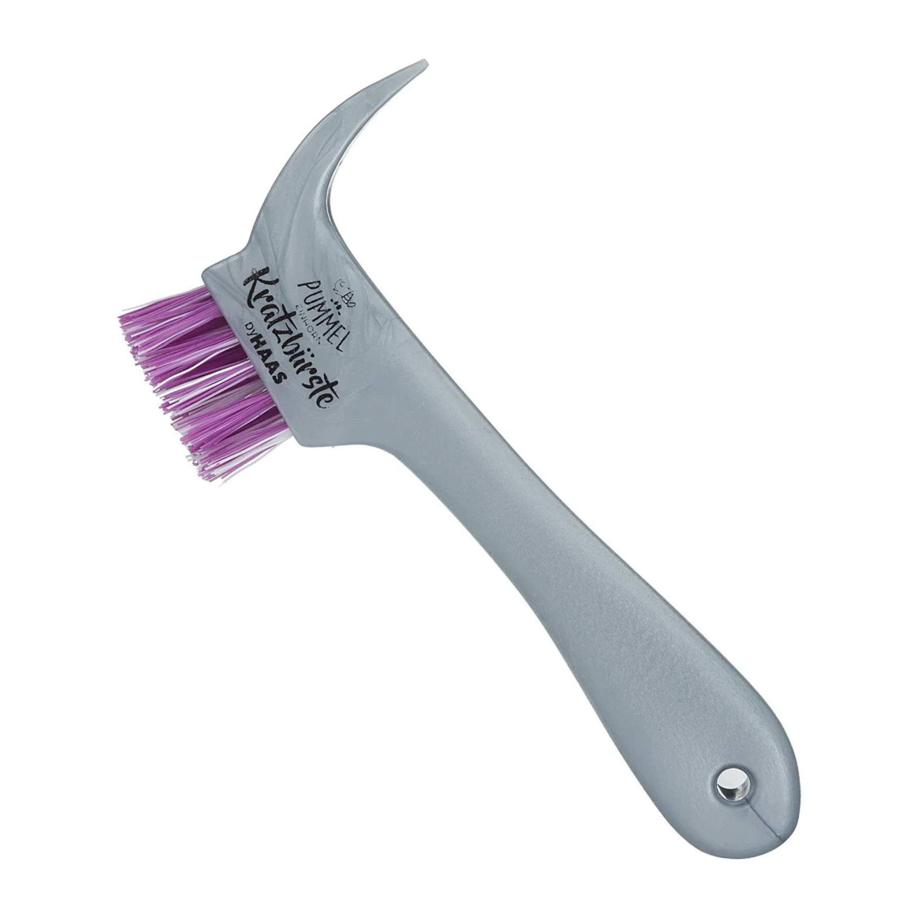 HAAS Pummel Hoof Pick, Silver