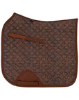 Sixteen Cypress Dressage Pad, Herringbone & Cognac