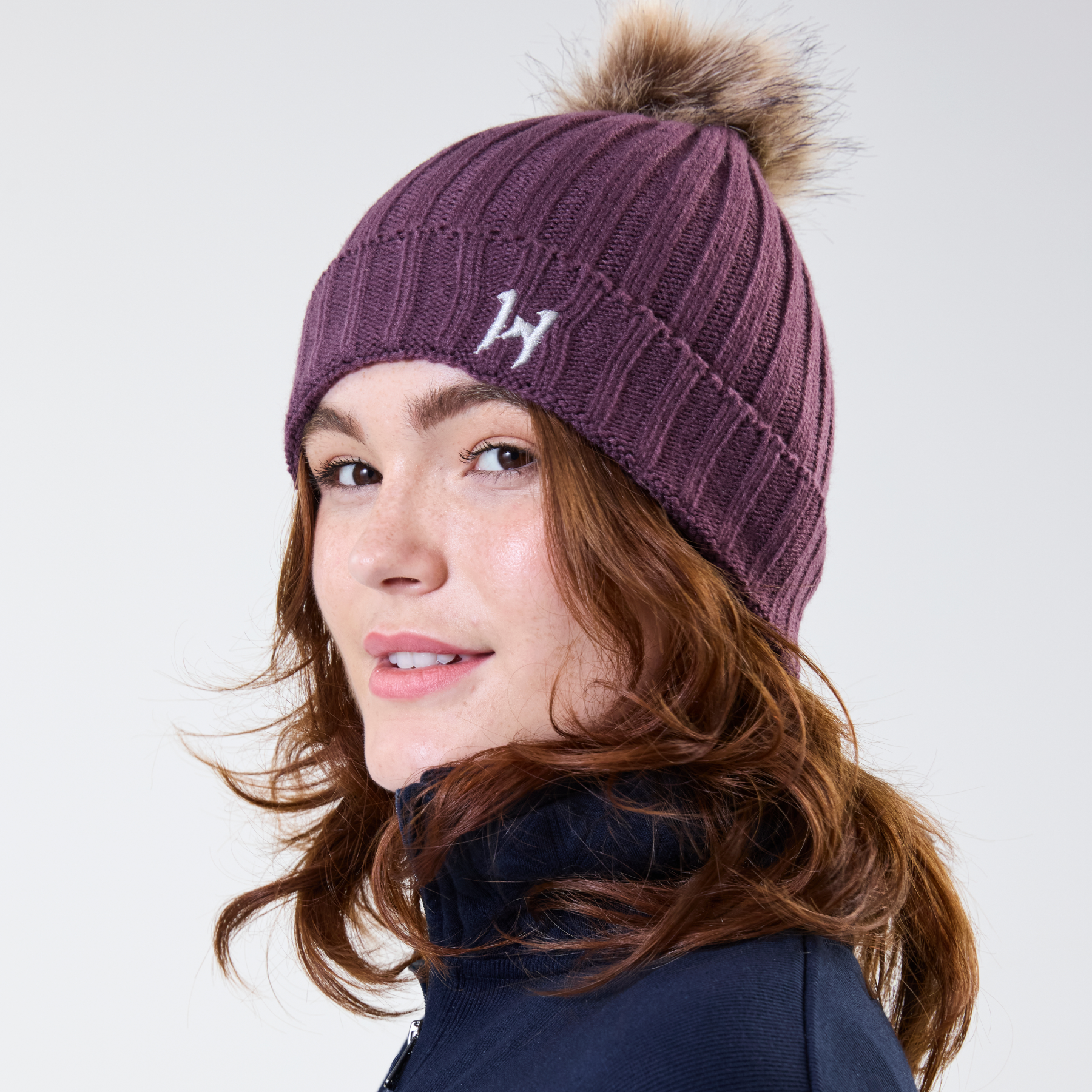 Horseware Aura Knitted Hat, Celestial Purple