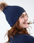 Horseware Aura Knitted Hat, Navy