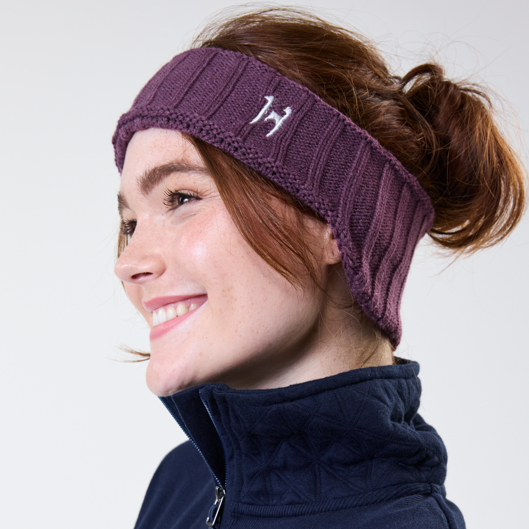Horseware Swift Knitted Headband, Celestial Purple