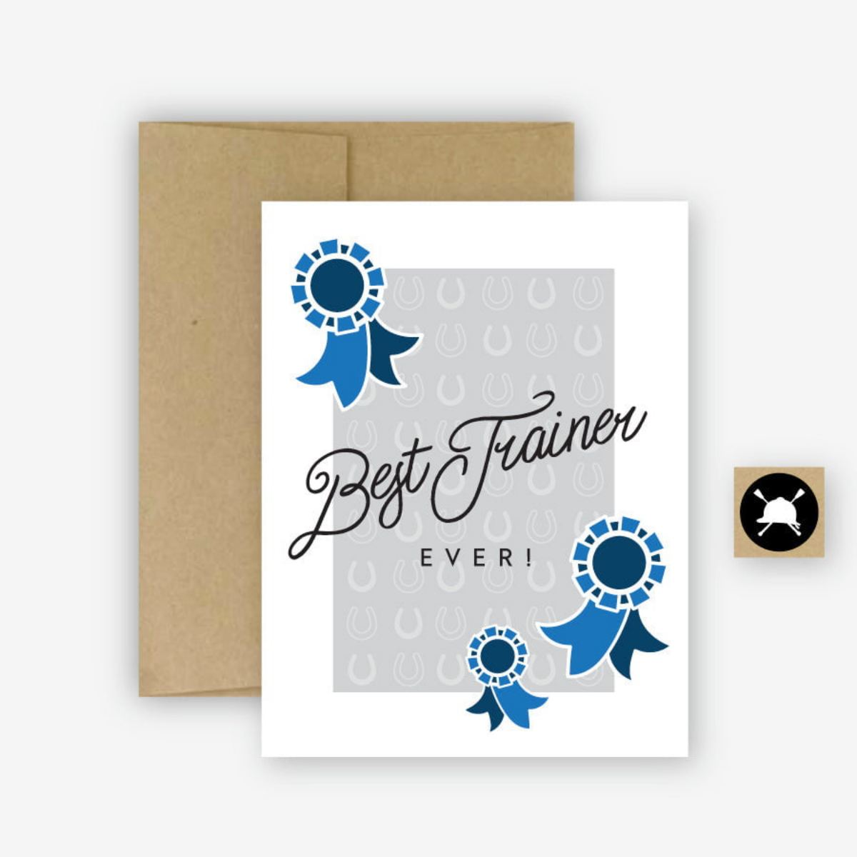 Hunt Seat Paper Co. Best Trainer Greeting Card