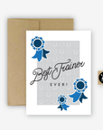 Hunt Seat Paper Co. Best Trainer Greeting Card
