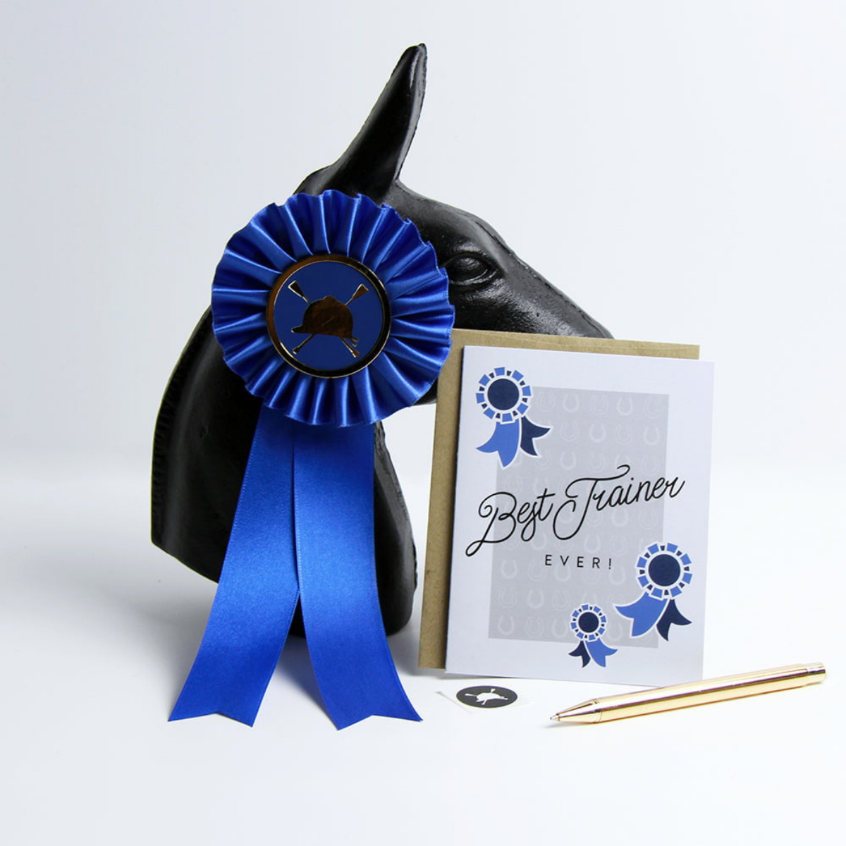 Hunt Seat Paper Co. Best Trainer Greeting Card