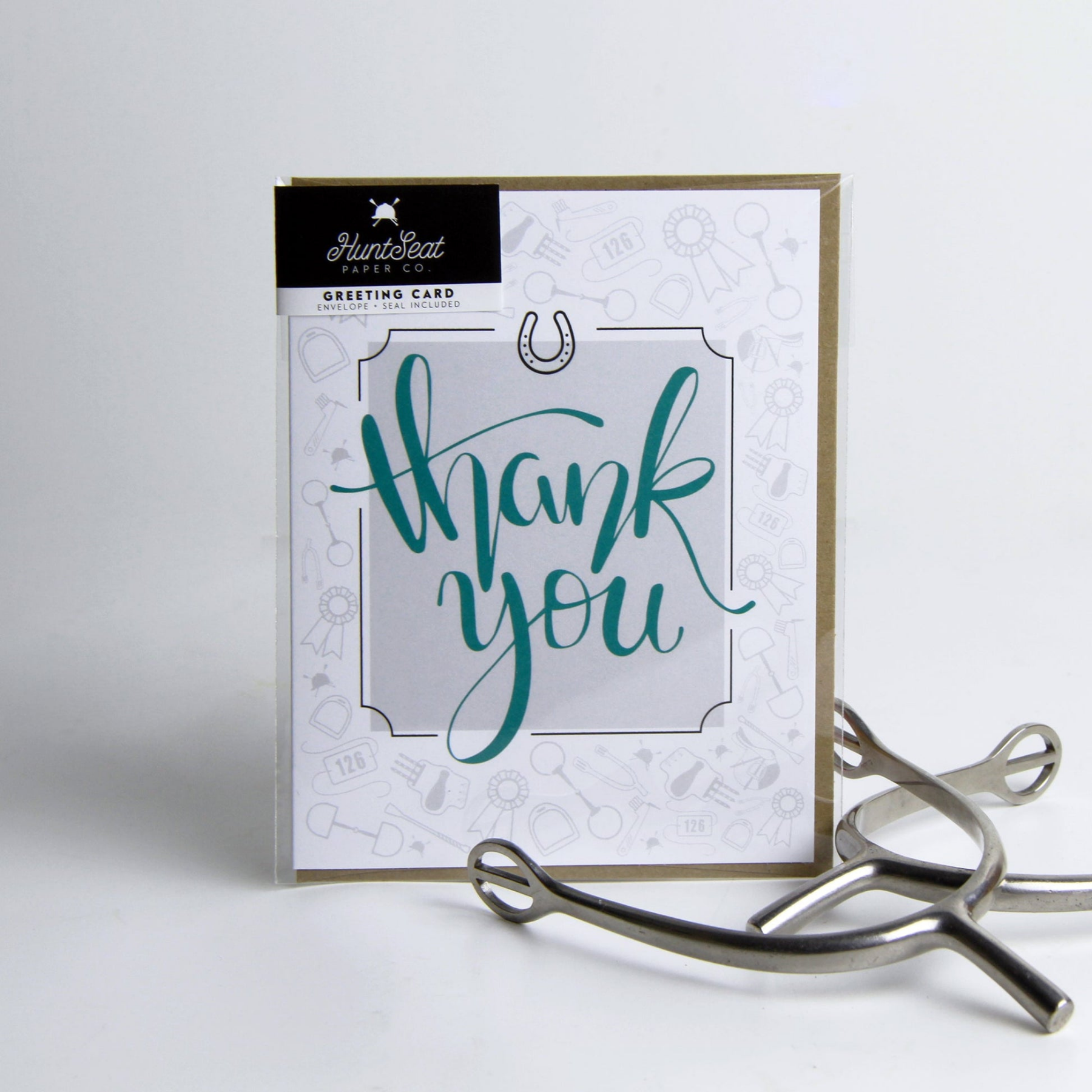 Hunt Seat Paper Co. Thank You Greeting Card