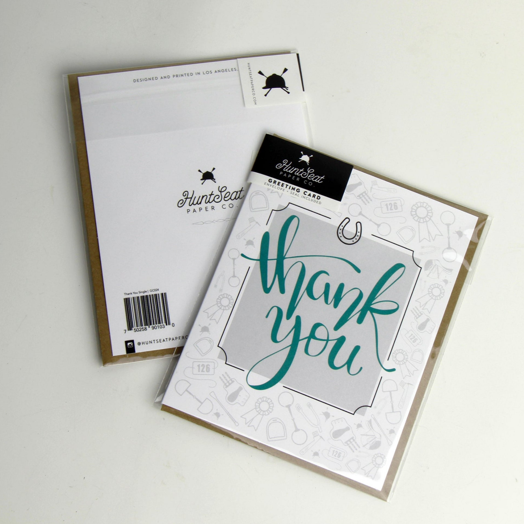 Hunt Seat Paper Co. Thank You Greeting Card