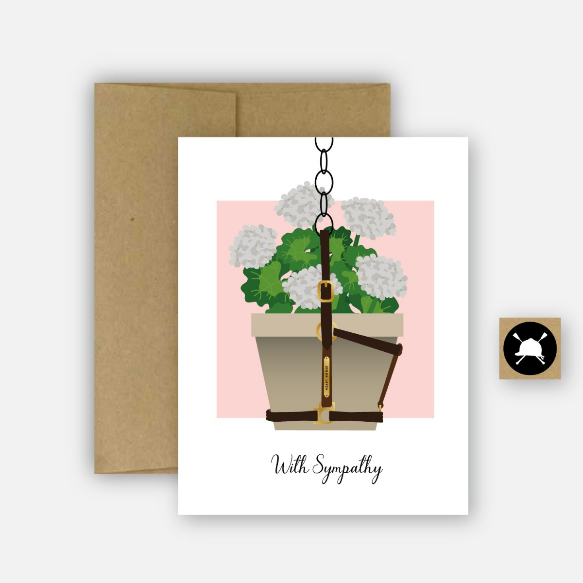 Hunt Seat Paper Co. With Sympathy Greeting Card