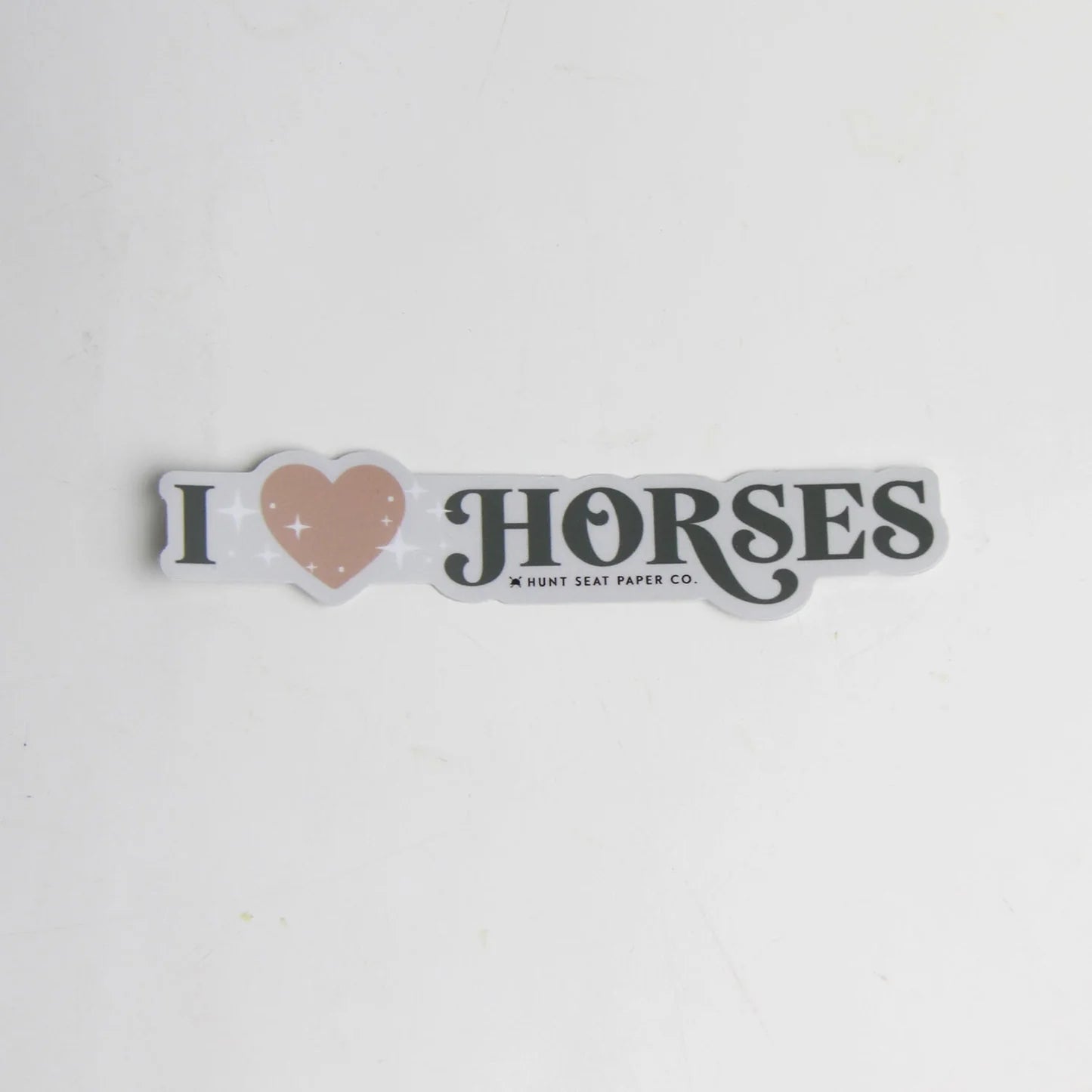 Hunt Seat Paper Co. I Love Horses Sticker