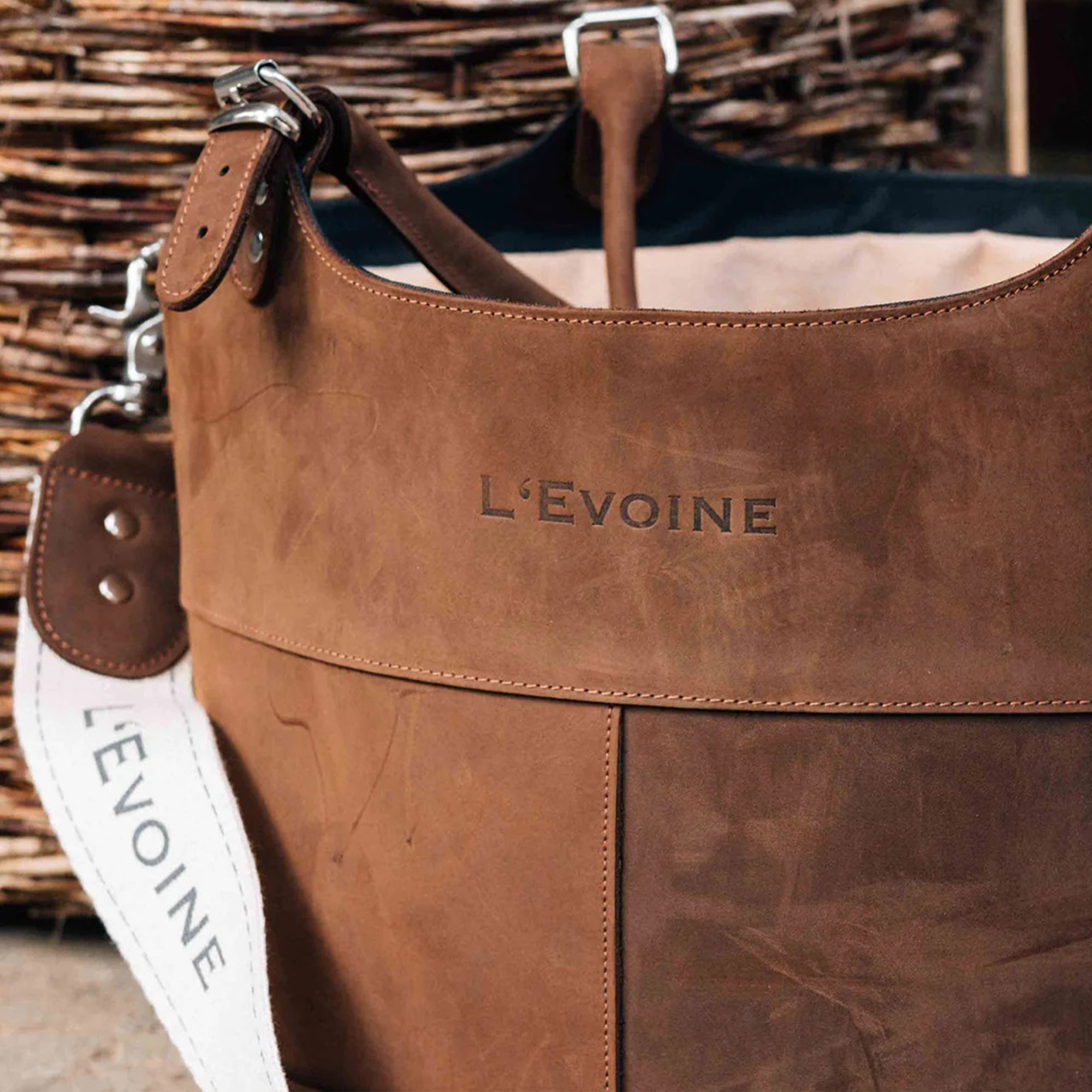 L'Evoine Le Baquet Cleaning Bag, Midnight Blue