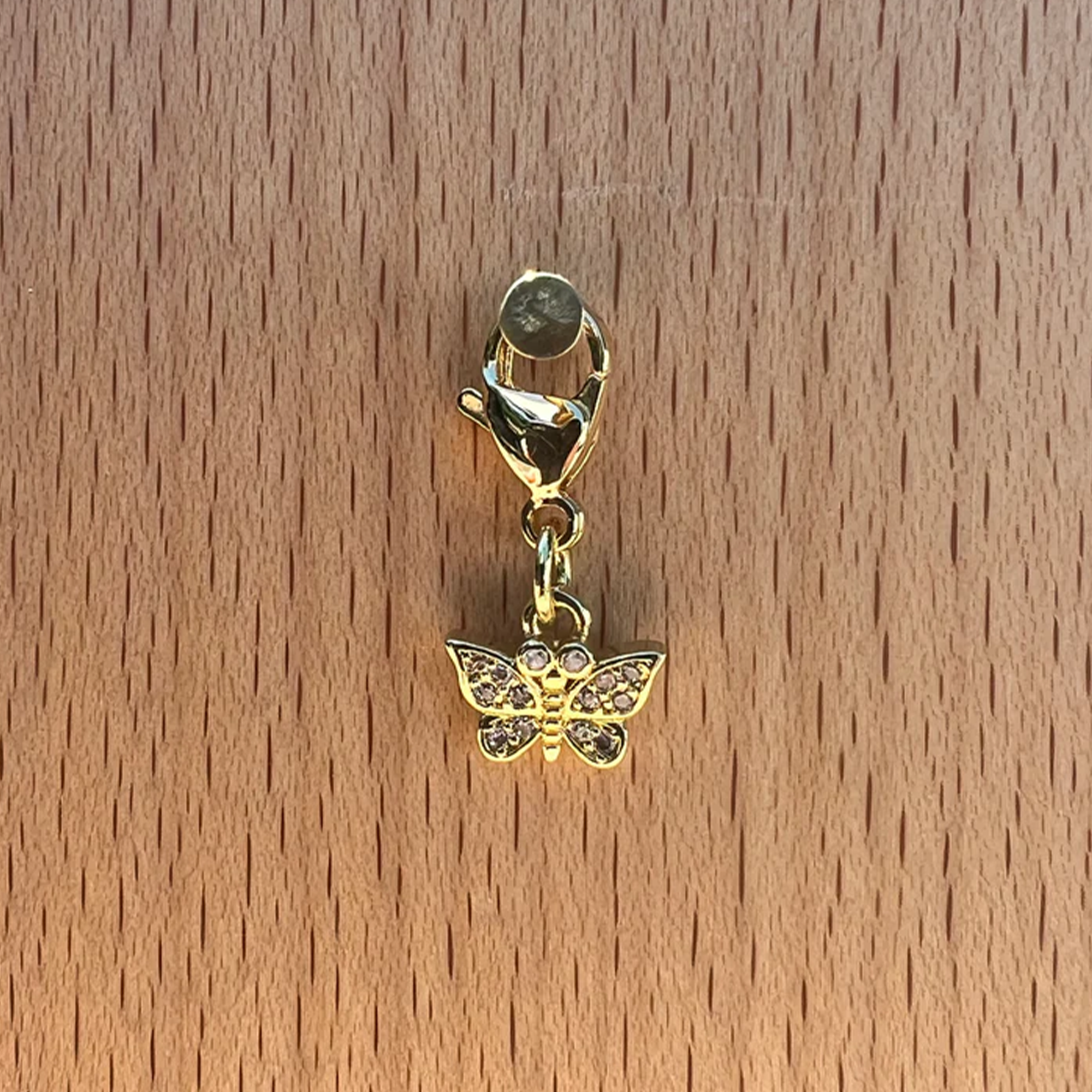 Dubois Cheval Sparkly Butterfly Braid Charm