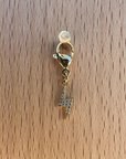 Dubois Cheval Sparkly Lightening Bolt Braid Charm