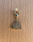 Dubois Cheval Sparkly Elephant Braid Charm