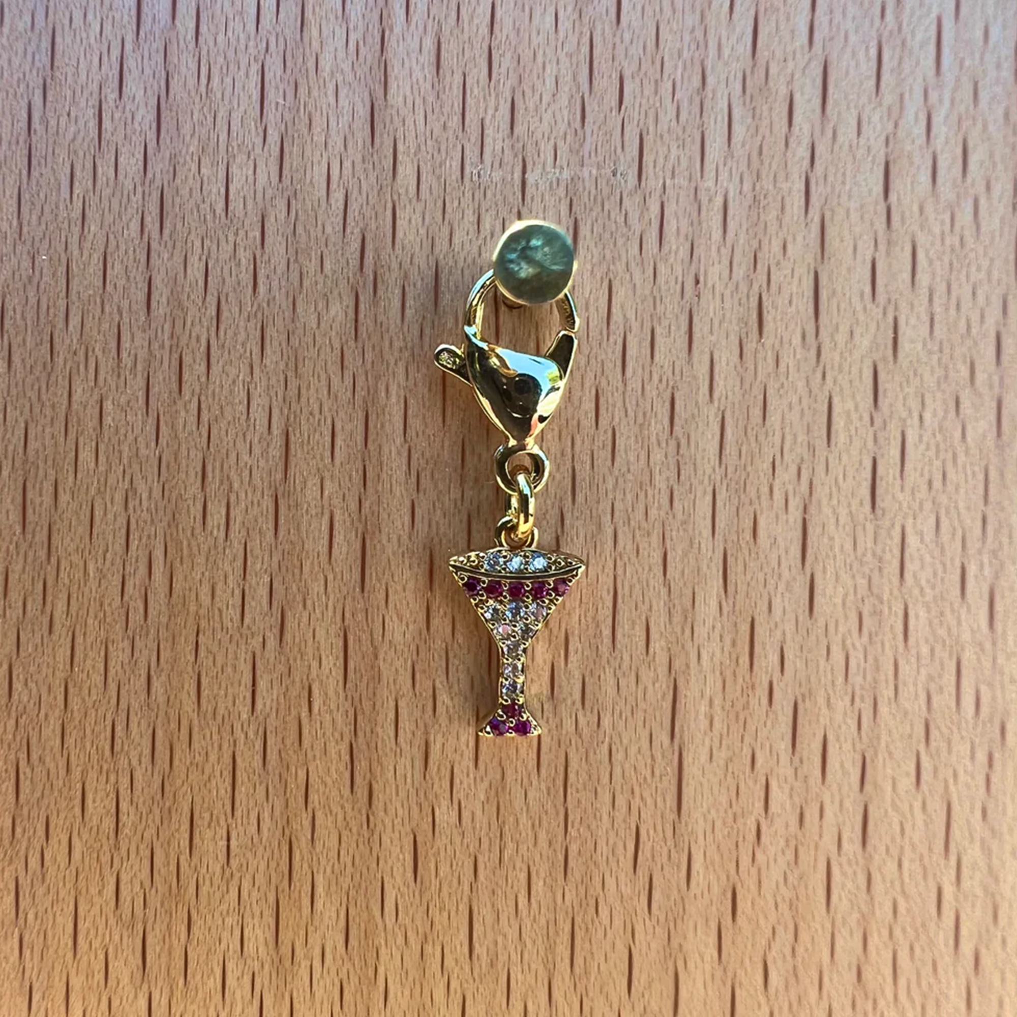Dubois Cheval Sparkly Martini Braid Charm