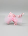 Billy's Blue Ribbon Horse Bag Charm with Bling, Pink