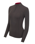 LeMieux Ladies Long Sleeve Classic Base Layer, Cinder