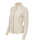 LeMieux Faye Ladies Long Sleeve Full Zip Sweatshirt, Stone