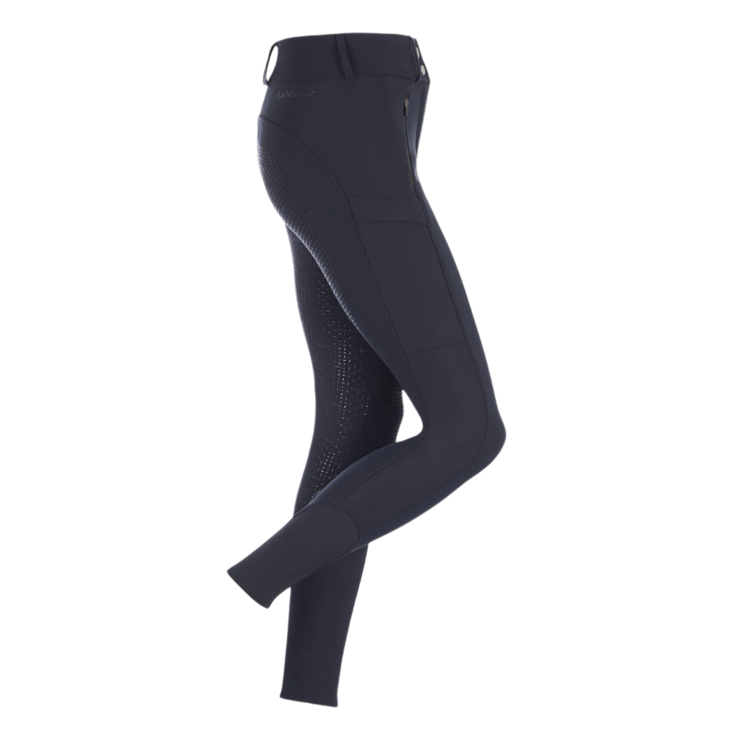 LeMieux Ladies Drytex Waterproof Full Grip Breeches, Navy