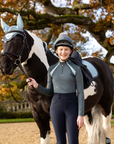 LeMieux Mia Young Rider Mesh Base Layer, Petrol