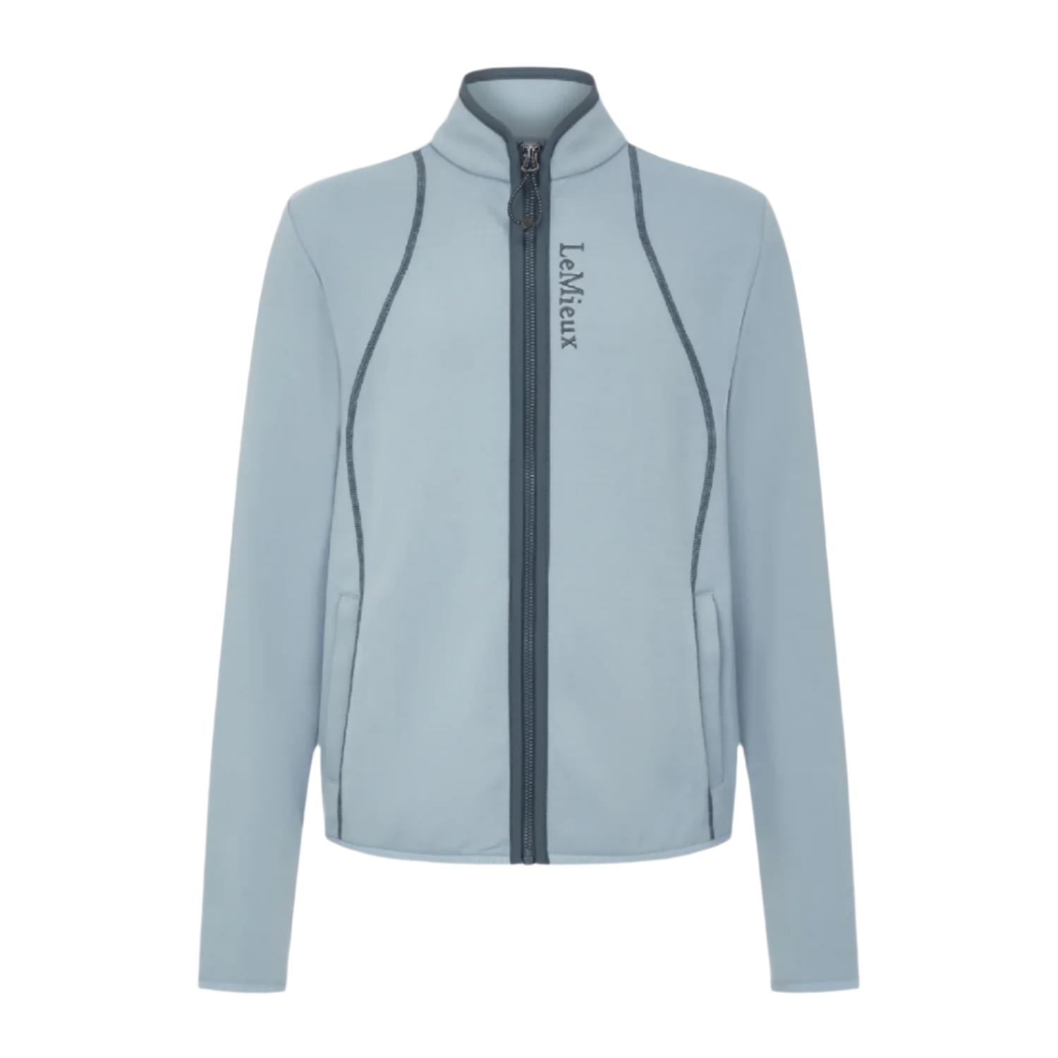 LeMieux Felicity Young Rider Fleece Zip Up Sweatshirt, Glacier