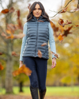 LeMieux Tilly Ladies Hooded Puffer Vest, Petrol
