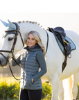 LeMieux Tilly Ladies Hooded Puffer Vest, Petrol
